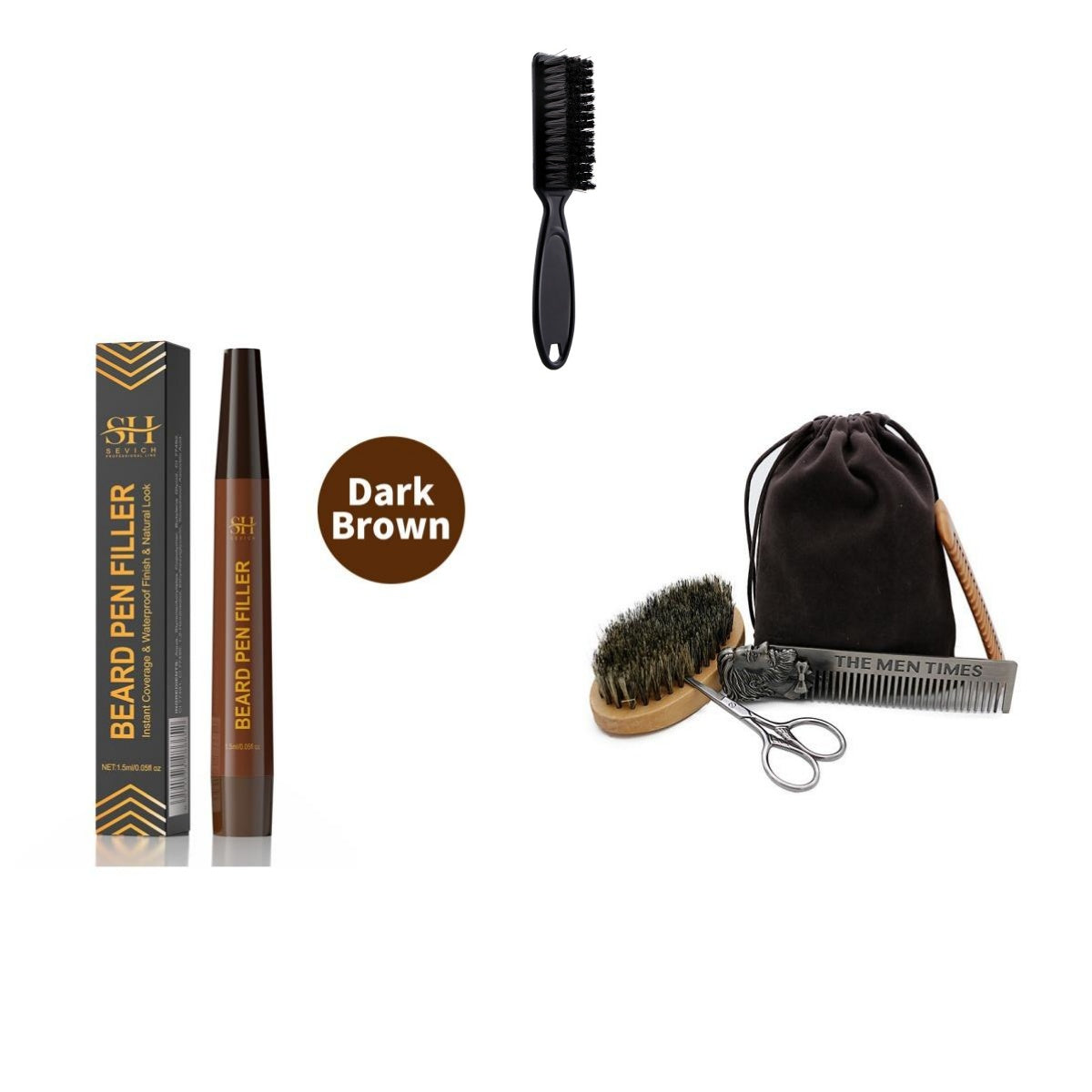 Men's Beard Eyebrow Hairline Headline Filler Sweatproof And Waterproof Natural Not Easy To Fade